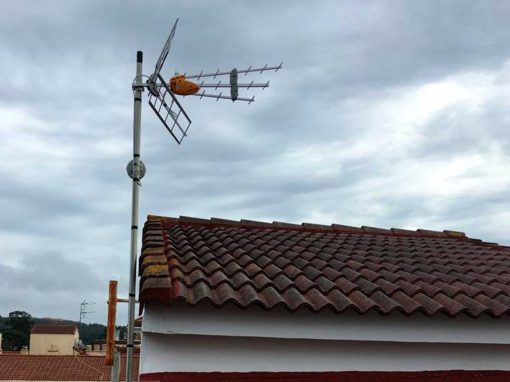 Sustitución árbol de antena Piedras Blancas