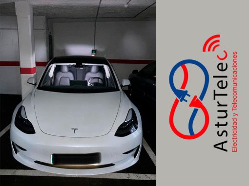 Instalación Punto Recarga Vehículo Eléctrico en Illas Asturias