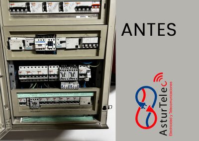 Reforma de cuadro eléctrico garaje para cumplir OCA en Asturias
