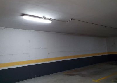 Adaptación de pantalla led en garaje en Asturias