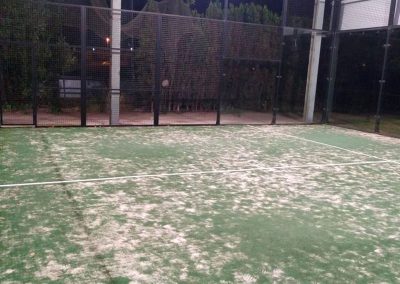 Iluminación de pista de padel en Chas Asturias