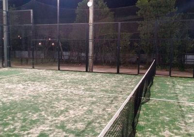 Iluminación de pista de padel en Chas Asturias