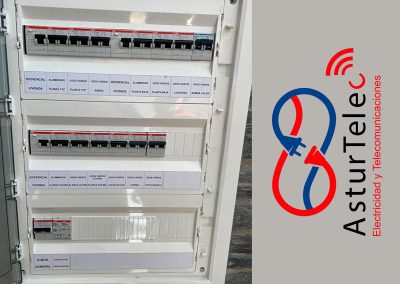 instalación de cuadro eléctrico en vivienda en Asturias