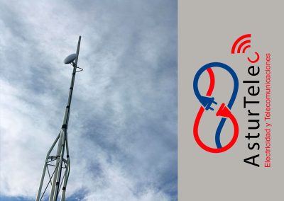 Instalación de enlace de 5,4 ghz en Piedras Blancas Asturias