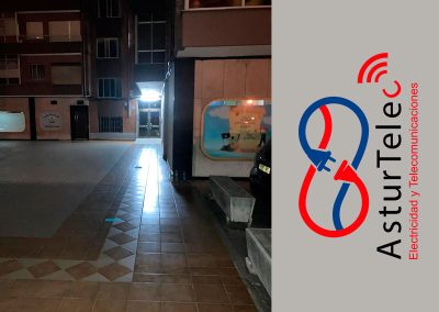 instalación de pantalla led comunidad de vecinos en Asturias