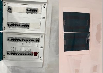 instalación eléctrica completa en local de formacion en Oviedo Asturias