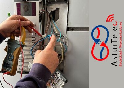 reparacion sistema antiguo de micros y videoporteros en Asturias