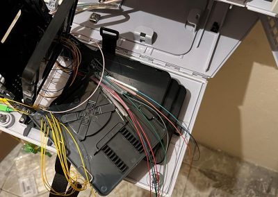 trabajo de instalación de fibra en Asturias